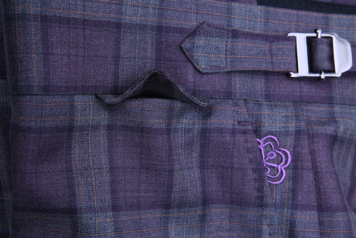 西裤裤腰表袋设计